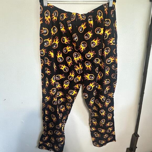 Flame 8-Ball Print Lounge Pants – Size XL (Unisex) - Picture 5 of 8